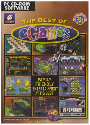 Egames Super Pack-PC CD Computer games - 7 games on 1 CD plus Mahjohgg -  BND Treasure Chest