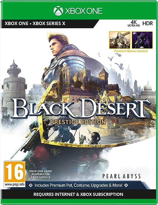 Black Desert Prestige Edition Physical Disc Xbox One